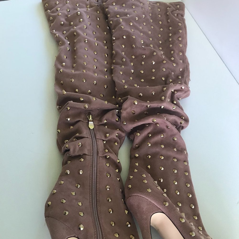 New Thigh High Suede Like Boots  6